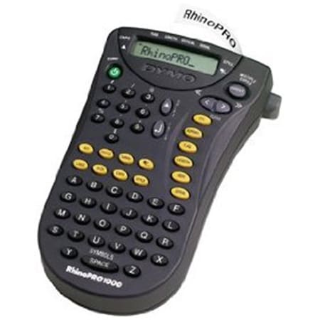 Dymo RhinoPRO 1/2 Flexible Nylon Labels - Black on Yellow DY303970